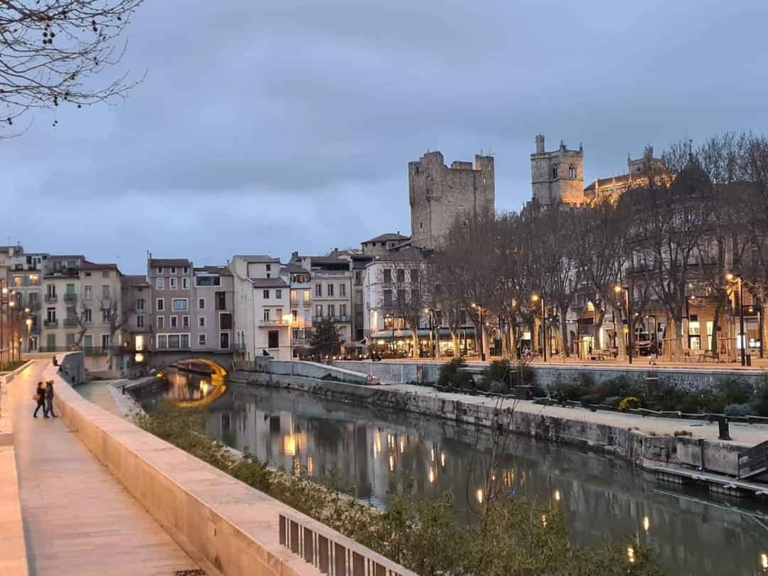 Entre Ville Et Canal, Calme Et Central !Gare A 700 M 나르본 외부 사진